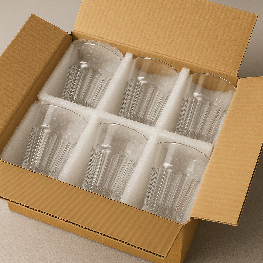 Classic Clear Glass Tumbler 310ml – Durable Transparent Drinking Glass Glass Set Water/Juice Glass (310 ml, Glass, Clear) (Pack of 6)