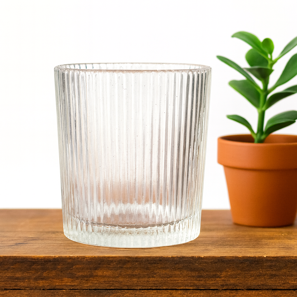 GITAEMPORIUM (Pack of 6) WHISKY-JUICE-GLASS Glass Set Whisky Glass (425 ml, Glass, Clear)