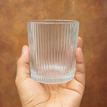 GITAEMPORIUM (Pack of 6) WHISKY-JUICE-GLASS Glass Set Whisky Glass  (425 ml, Glass, Clear)